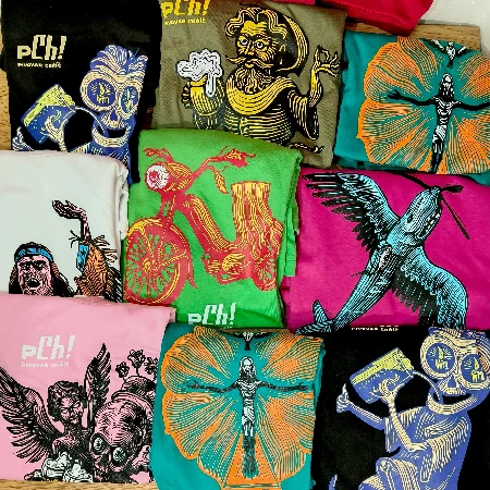 Ukázka potisku textilu ve firemní sérii